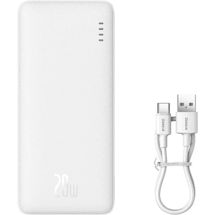 Внешний аккумулятор Baseus "Airpow  Fast Charge Power Bank", 10000mAh, White  - 2