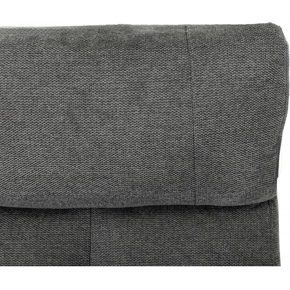 Кресло мягкое Бюрократ Baron, ткань, серый, металл, с пуфом - 15