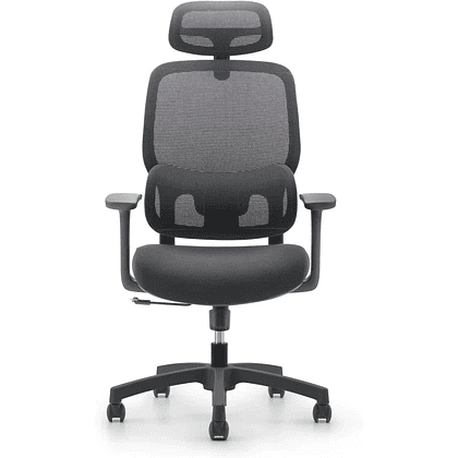 Кресло для руководителя SitZone U-073A сетка, ткань, пластик, черный, -30% - 2