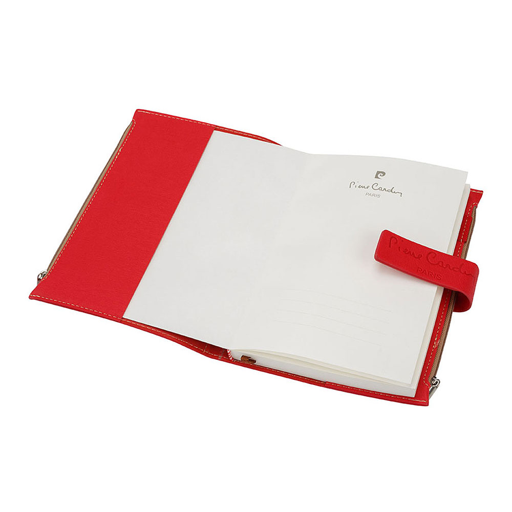 Книга записная "Pierre Cardin", А5, 256 листов, линованный, красный - 4