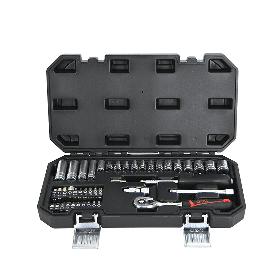 Набор инструмента 1/4" Deli RS EDQ41043, 43 шт