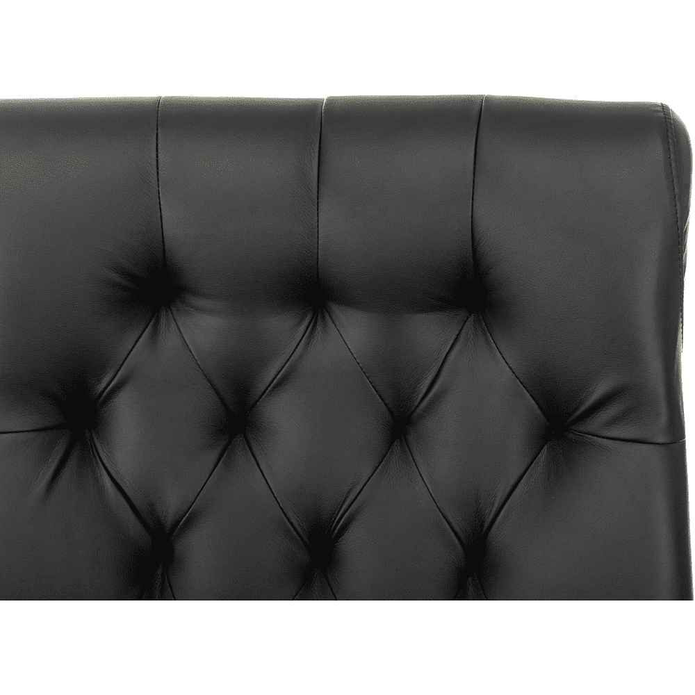 Кресло Бюрократ T-9928WALNUT-CF, натуральная кожа, черный, каркас дерево - 10