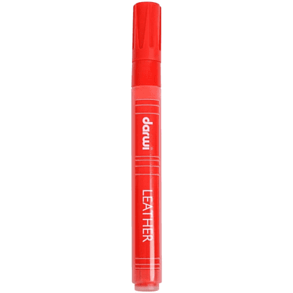 Маркер акриловый для кожи "Darwi", 2 мм, ярко-красный