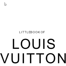 Книга на английском языке "Little Book of Louis Vuitton: The Story of the Iconic Fashion House", Homer K.