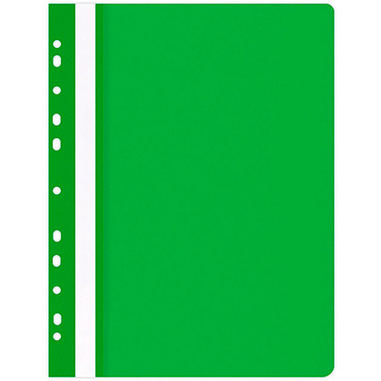 Папка-скоросшиватель с перфорацией "Office Product", A4, зелёный