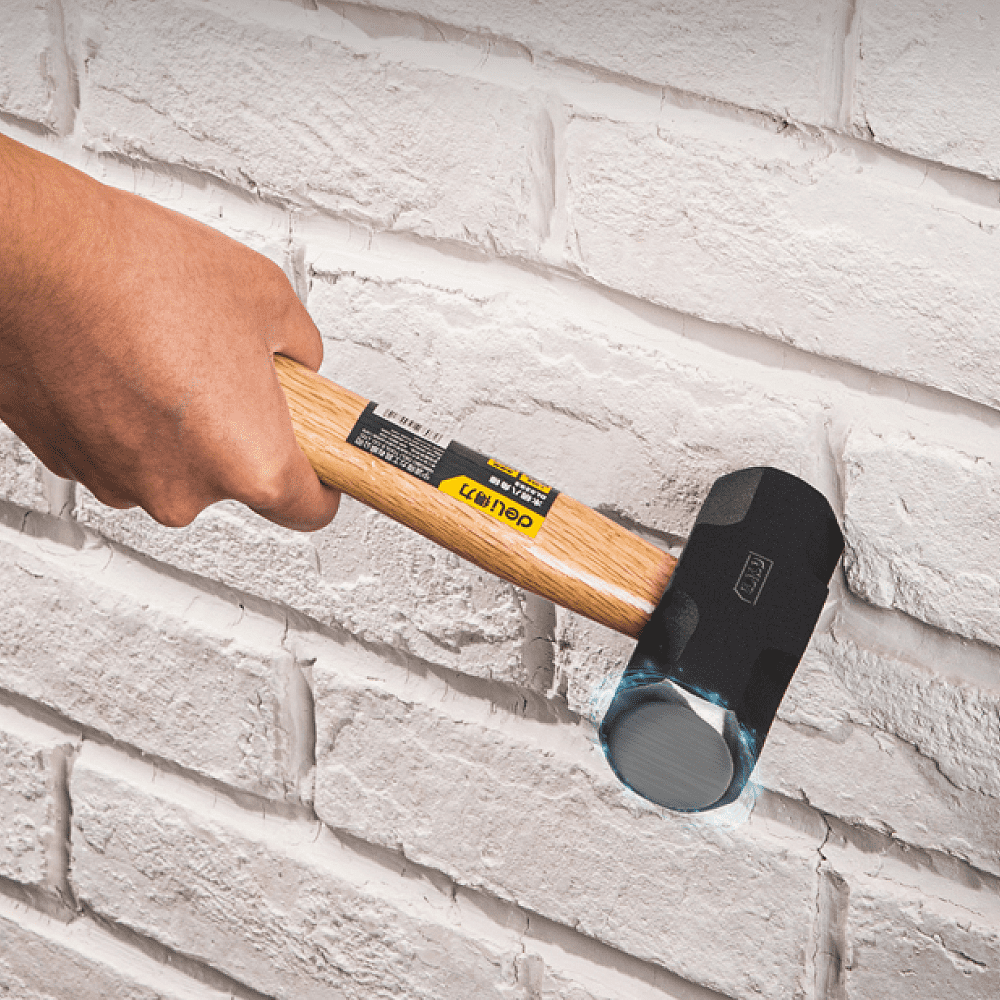 Кувалда Deli YS DL5203, 1.4 кг, деревянная рукоятка - 5