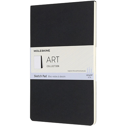 Блокнот для рисования "Art Soft Sketch Pad Large", А5, 130x210 мм, 44 л, черный