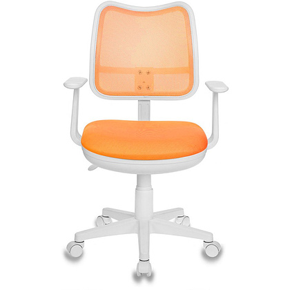 Кресло для детей Бюрократ "CH-W797/OR/TW-96-1", сетчатая ткань, пластик, оранжевый - 6