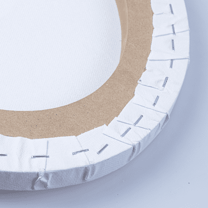 Холст на подрамнике овальный "Сонет", 30х40 см, хлопок, 280 г/м2, среднее зерно - 4