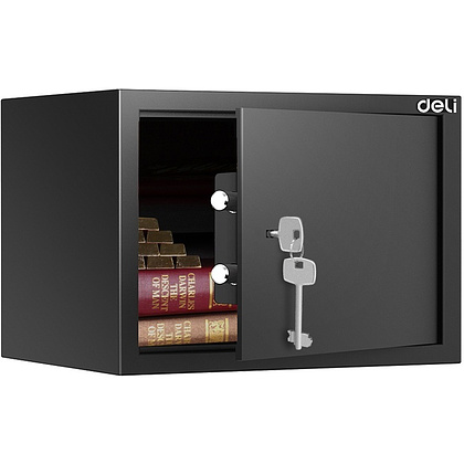 Офисный сейф "Deli ET561", 200х310х200 мм 