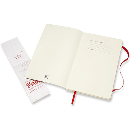 Блокнот "Classic Soft Large", А5, 96 листов, клетка, красный - 3