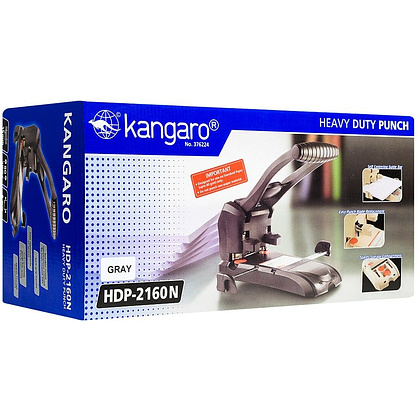 Дырокол Kangaro "HDP-2160N", 150 листов, ассорти - 3