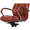 Кресло для руководителя Бюрократ T-9924SL, кожа, металл, светло-коричневый - 6