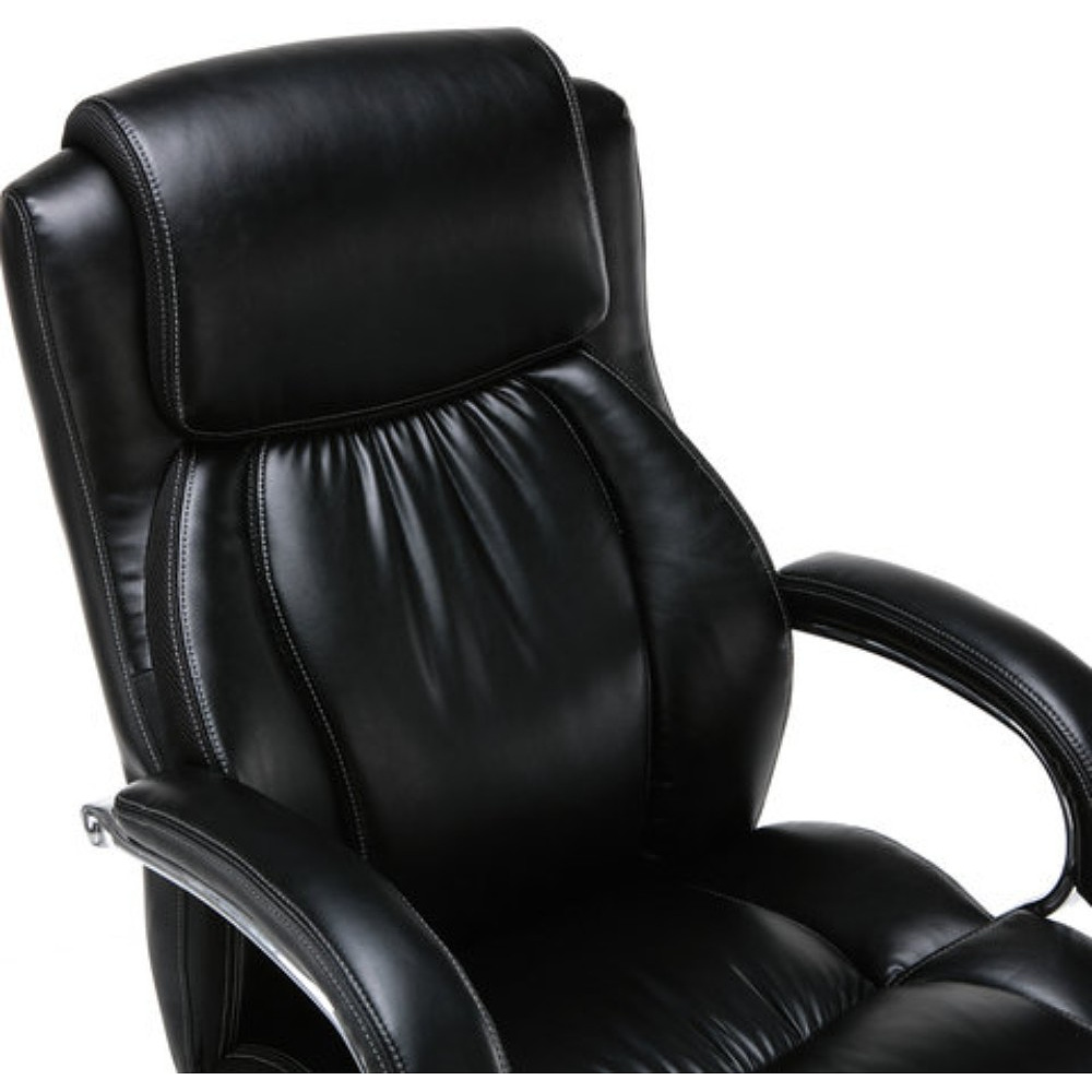 Кресло для руководителя BRABIX "Premium Status HD-003", экокожа, металл, черный - 6
