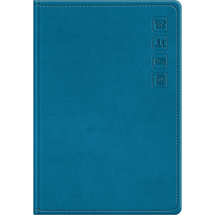 Книга алфавитная "Winner. Dark teal", А5, 135х205 мм, 80 листов, бирюзовый