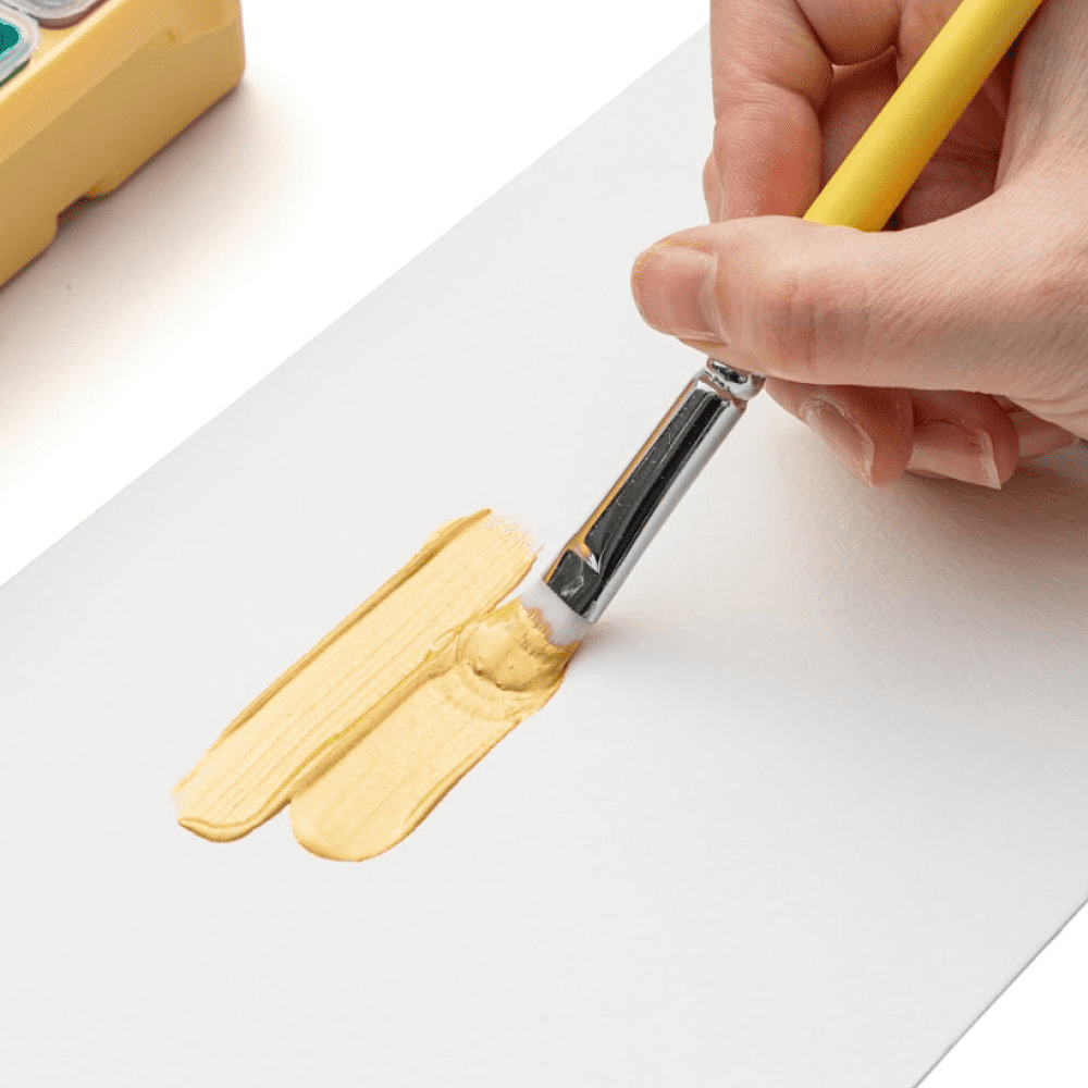 Краски гуашевые "Himi Jelly Cup. Metallic", 12 цветов, кювета, пластиковый футляр - 8