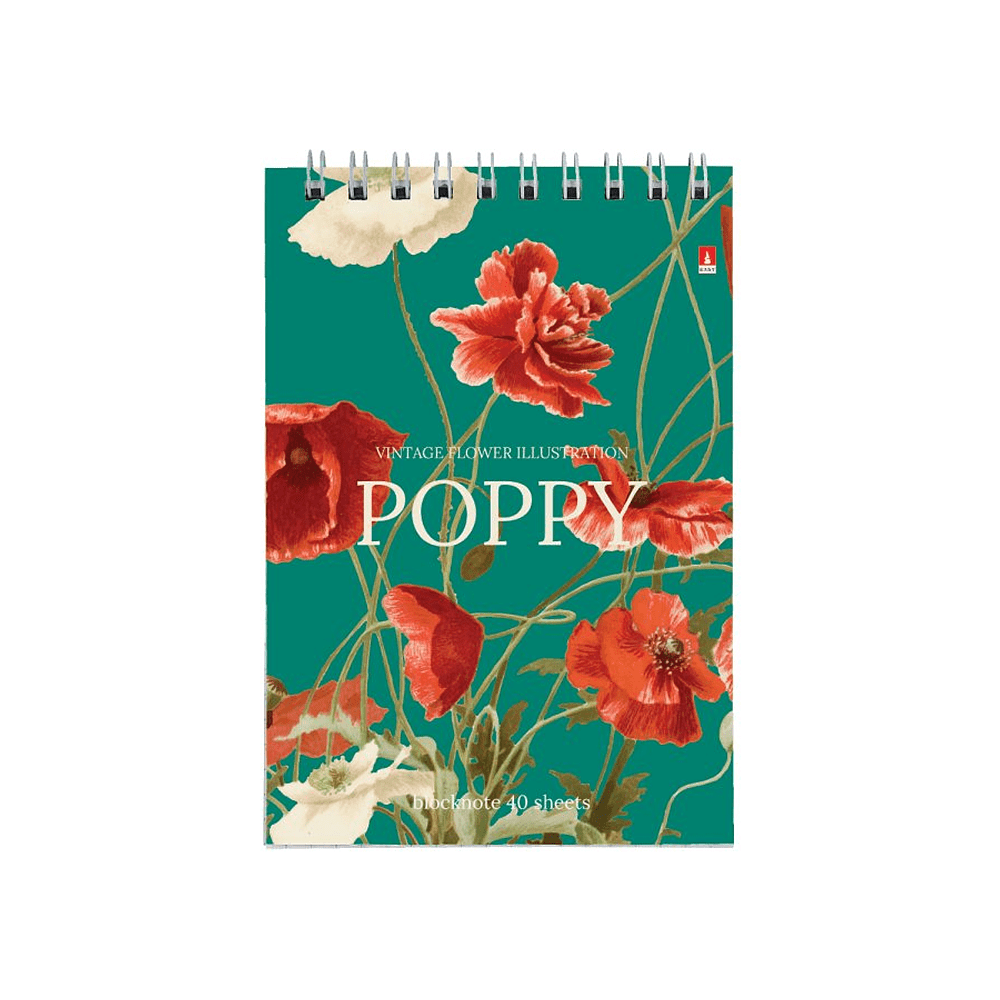 Блокнот   "Цветы. Паттерн", 40 листов , A6 , 94x132 , ассорти - 4