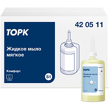 Мыло жидкое ТОРК Комфорт S1, 1 л, мягкое (420511)