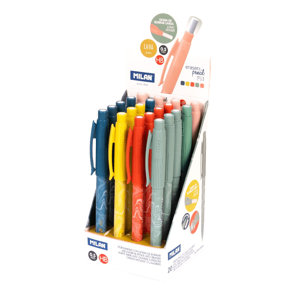 Карандаш автоматический "PL1 Lava", 0.5 мм, ассорти - 2