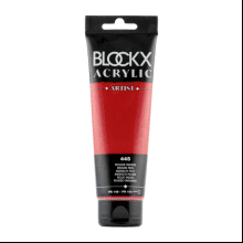 Краски акриловые "Blockx", 445 индийская красная, 120 мл