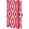 Блокнот "Ikat candy cherry", А5, 96 листов, линейка, розовый, красный - 3