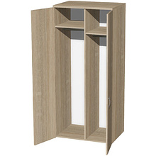 Коллекция Макси шкаф М07 с перегородкой, 800x580x1780 мм