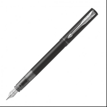 Ручка перьевая Parker "Vector XL" F21, М, черный, патрон синий