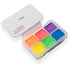 Краски гуашевые "Himi Jelly Cup.Glow in the dark. Bright color", набор 6 цветов, 23 мл., кювета, пластиковый футляр - 5