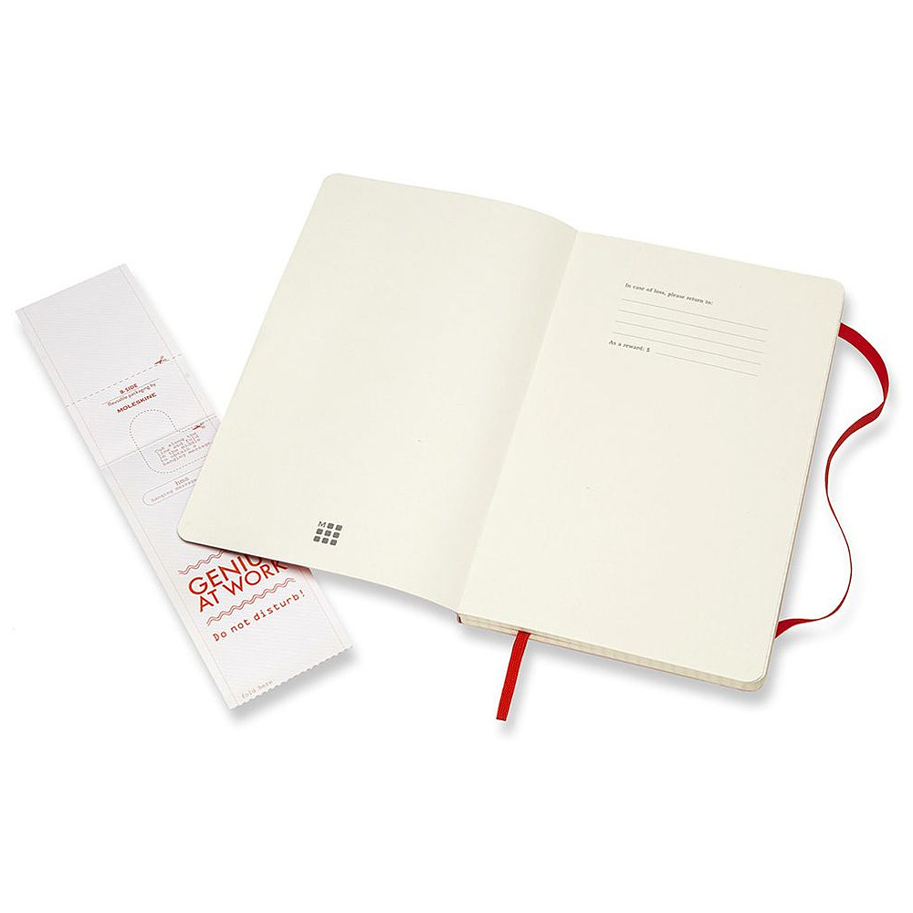 Блокнот "Classic Soft Large", А5, 96 листов, клетка, красный - 3