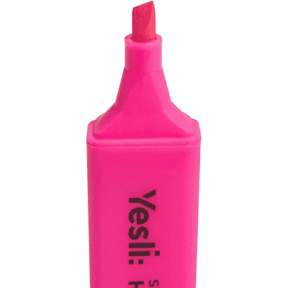 Маркер текстовый "Yesli:", розовый - 5