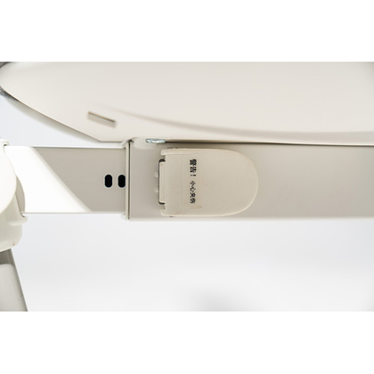 Кресло детское Ergosmart Maximus, ткань, серый, пластик, корпус белый, с чехлом "серебристый аллигатор" - 12