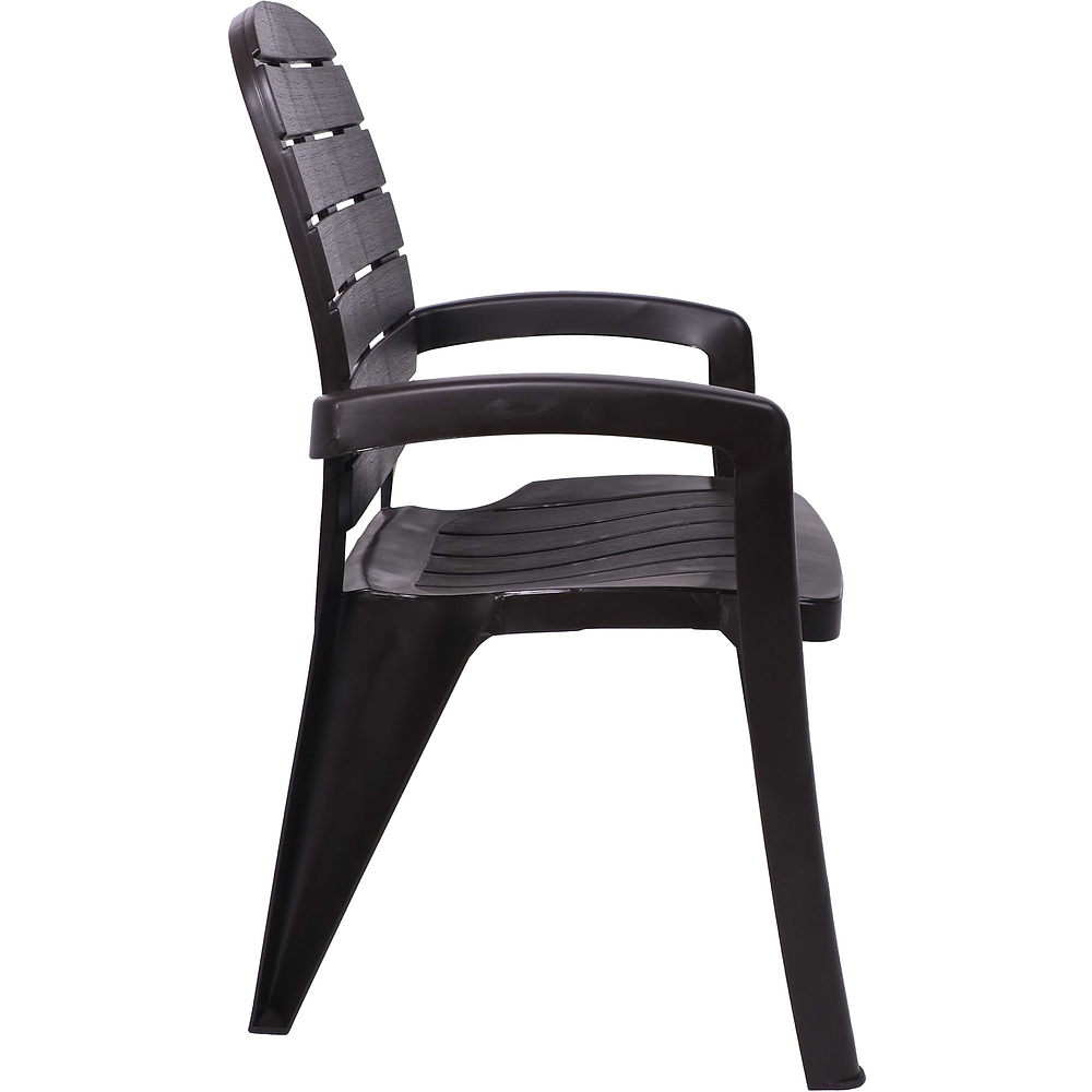 Кресло садовое "Прованс", пластик, шоколадный - 4