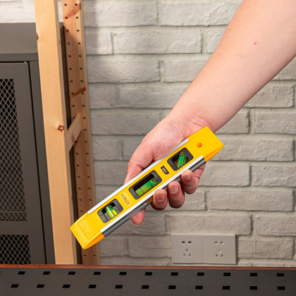 Уровень строительный Deli YS EDL290230, 230 мм, магнит - 9