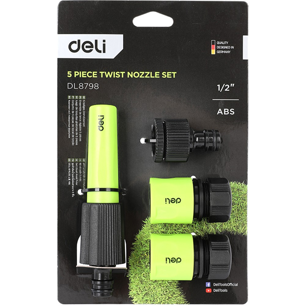 Набор соединителей-коннекторов Deli GS EDL8798, 1/2", 4 шт. - 3