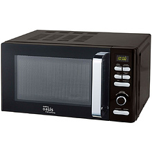 Электропечь СВЧ Oasis MW-80EB, черная 