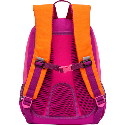 Рюкзак школьный "Grizzly", розовый, оранжевый - 4