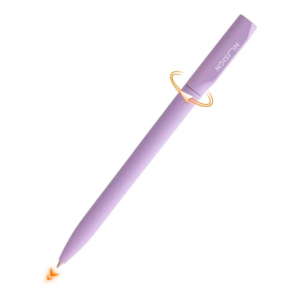 Ручка гелевая Deli "Nusign", 0,5 мм, стерж. фиолетовый - 2