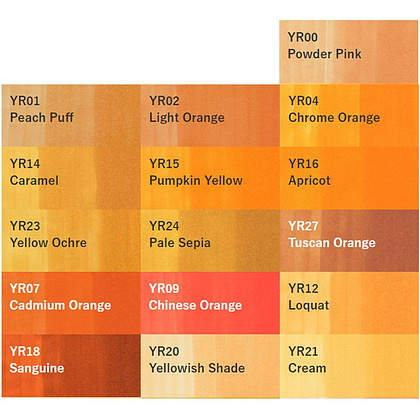 Маркер перманентный "Copic Sketch", YR02 светлый оранжевый - 2