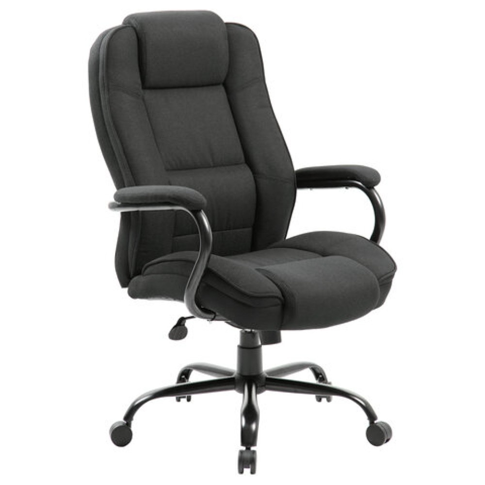 Кресло для руководителя BRABIX "Premium Blocks HD-002", ткань, металл, черный