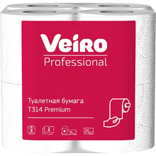 Бумага туалетная Veiro Professional Premium, 6 рулонов, 2 слоя, 20 м