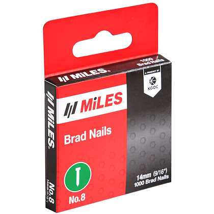 Скоба №8 "Miles", 14 мм, 1000 шт - 2