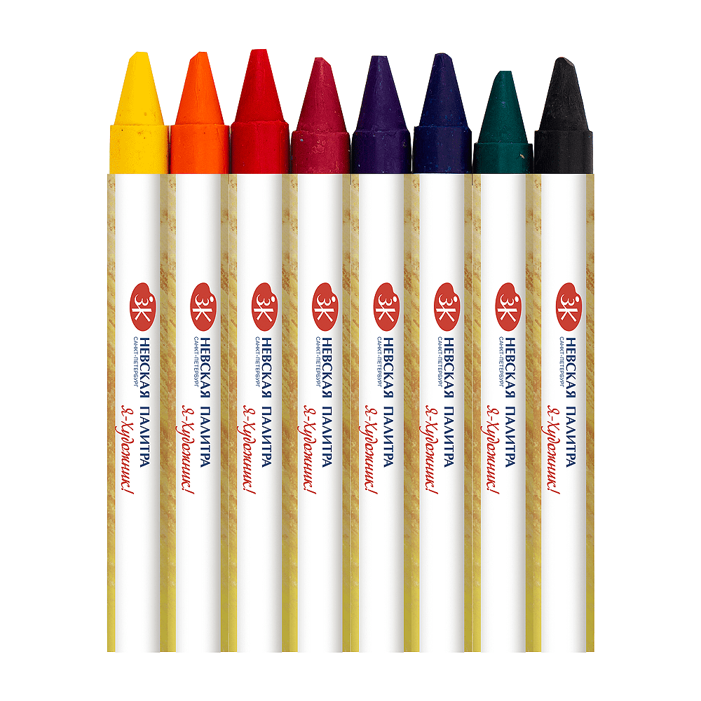 Мелки восковые "Я-Художник!", 8 шт  - 2