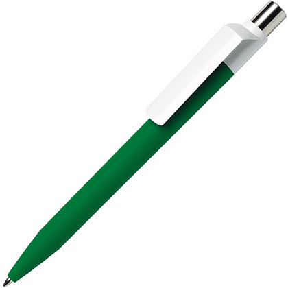 Ручка шариковая автоматическая "Dot Gom Cb Cr", 1.0 мм, зеленый, стерж. синий