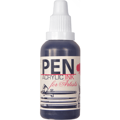 Акрил жидкий "Acrilic Ink", 10 синий морской