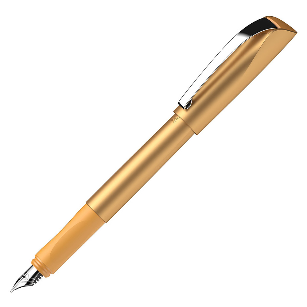 Ручка перьевая "Schneider Ceod Shiny", M, бронзовый, патрон синий