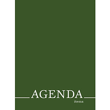 Книга записная  "Agenda. Green", А4, 120 листов, зеленый