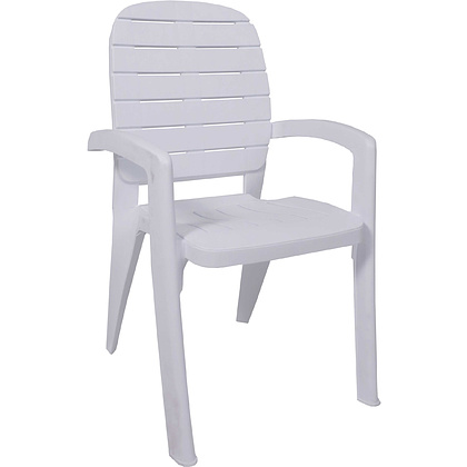 Кресло садовое "Прованс", пластик, белый