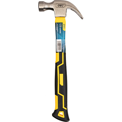 Молоток-гвоздодер Deli YS EDL5001, 0,25 кг, фибергласовая рукоятка