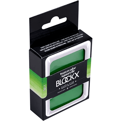 Краски акварельные "Blockx. Giant pan", 361 травяной зеленый, 18 мл., кювета - 4