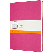 Блокнот "Cahier Journal Xlarge", А4, 190x250 мм, 60 л, 3 шт, розовый неон